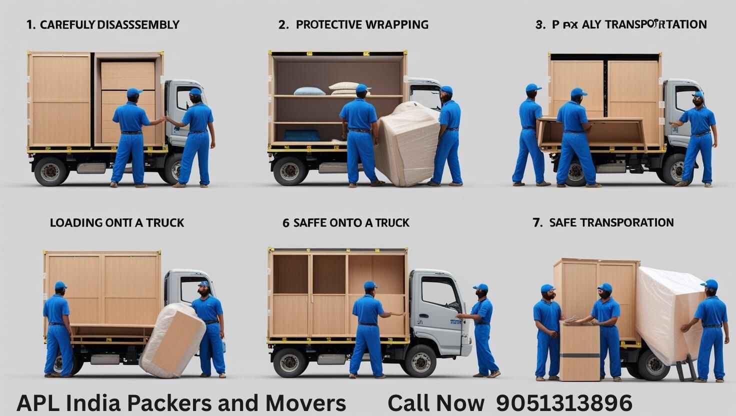 Step-by-step moving process by professional packers and movers in Ghaziabad