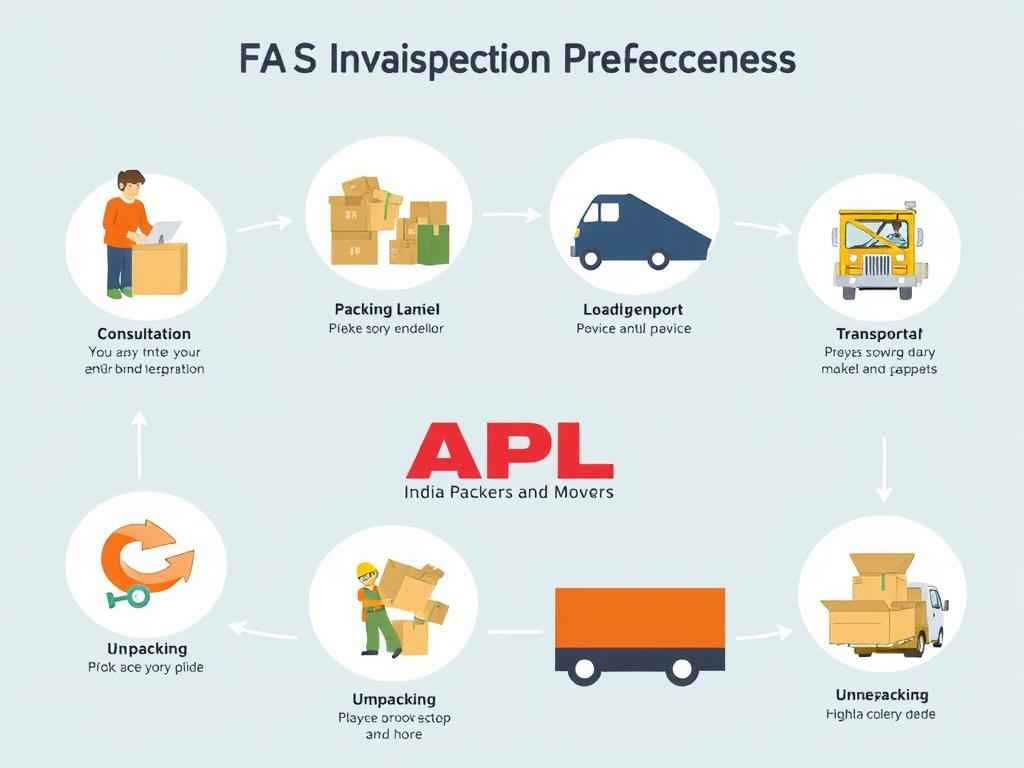 Step-by-Step Moving Process with APL India Packers and Movers