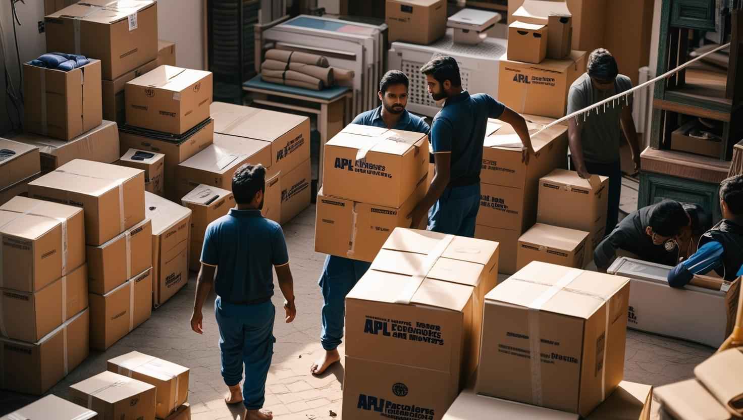 Packing and Unpacking Services by APL India Packers and Movers