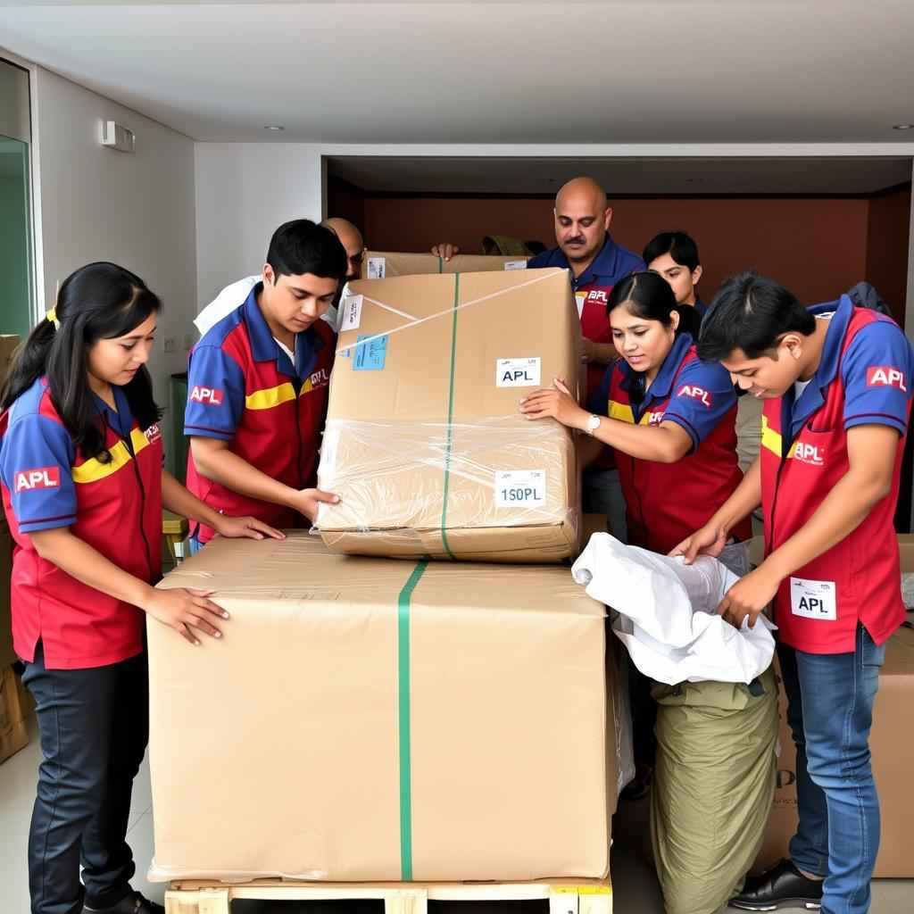 Professionally trained staff of APL India Packers and Movers in Delhi