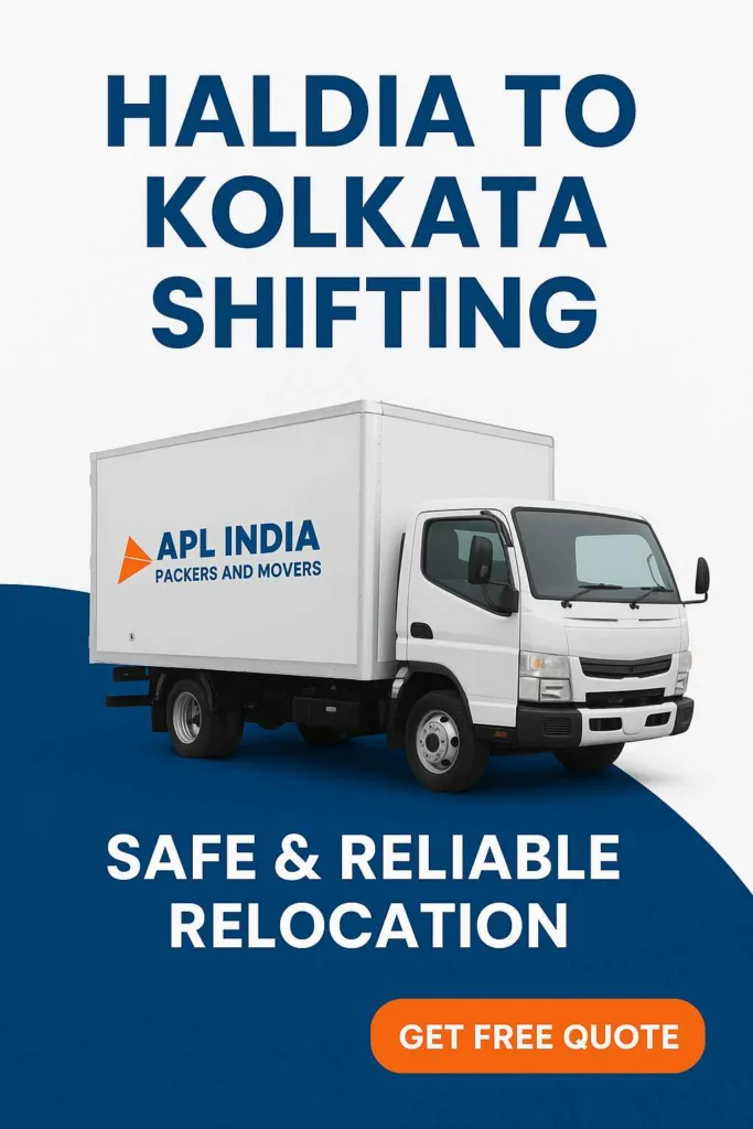 Haldia to Kolkata Shifting