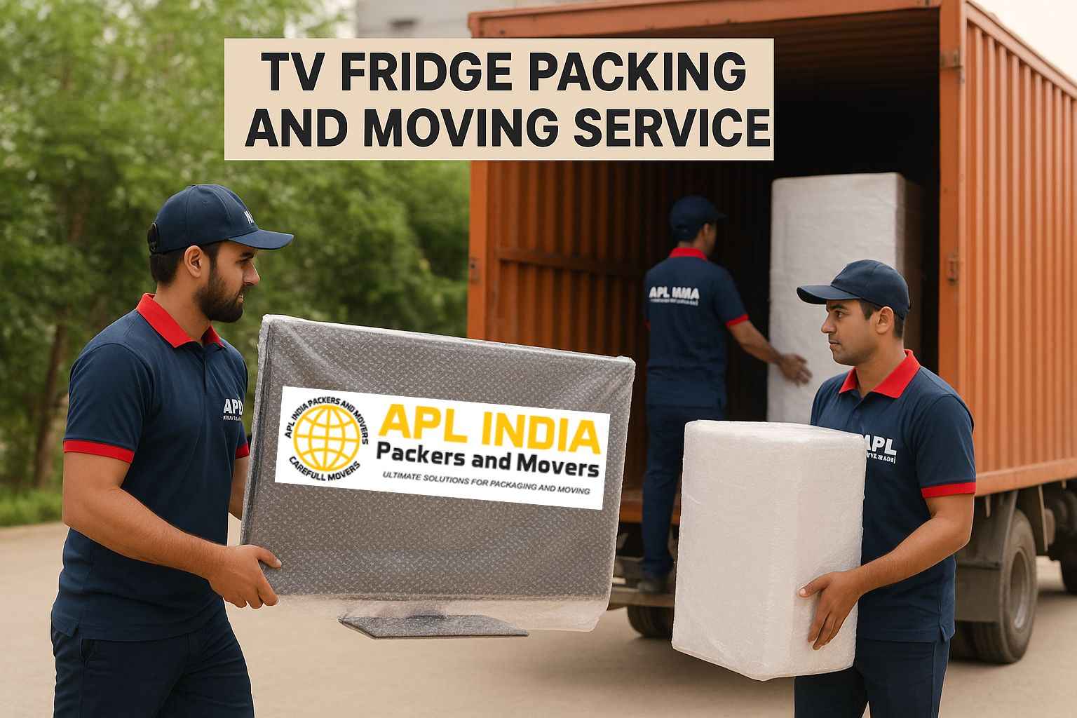 TV Fridge Packing and Moving by Best Packers and Movers