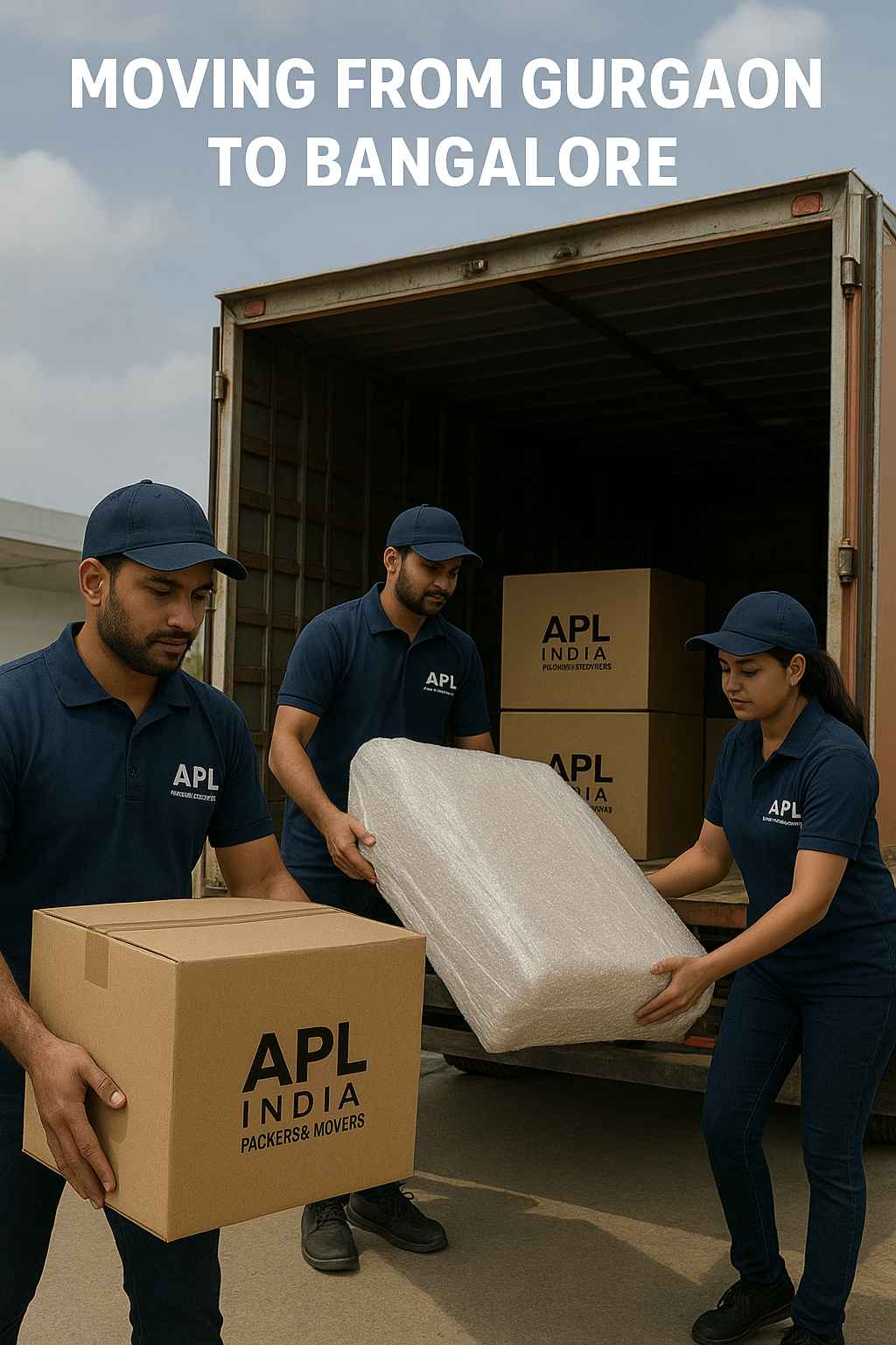 Affordable Packers and Movers From Gurgaon to Bangalore